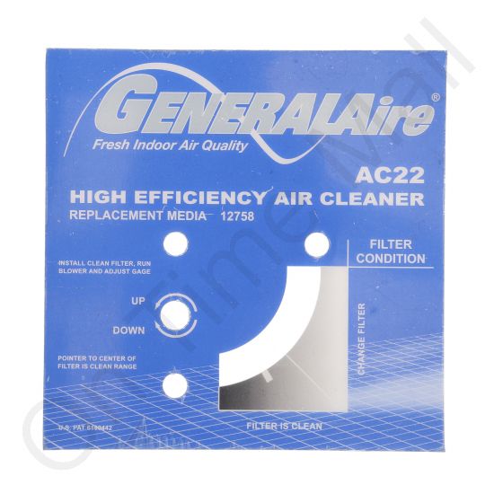 General Aire 22-19 Nameplate Ac22