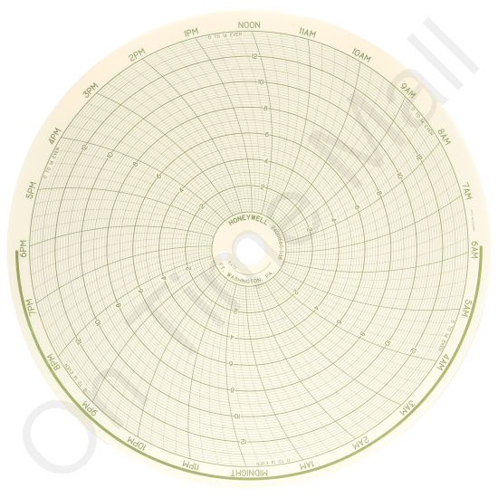 Honeywell 24001660-036 Circular Charts
