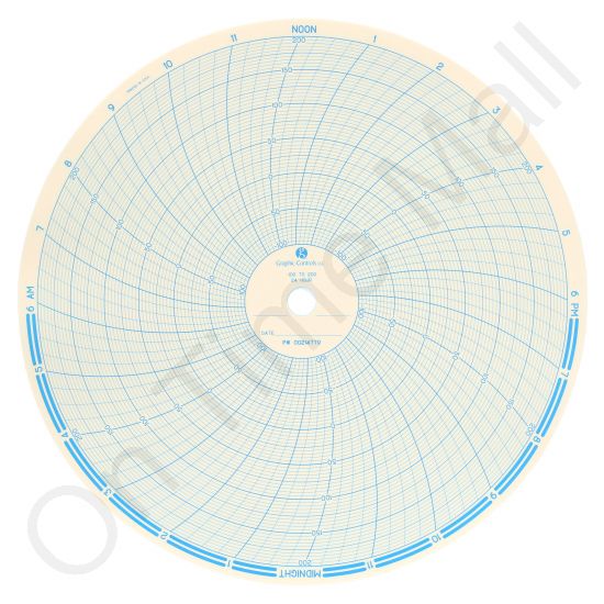 Partlow 00214779 Circular Charts