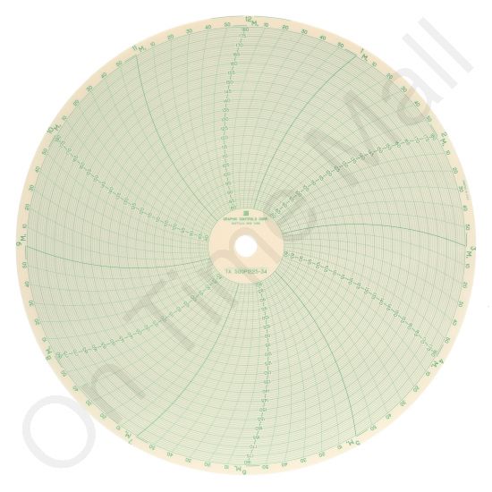 Taylor 500P1225-34 Circular Charts