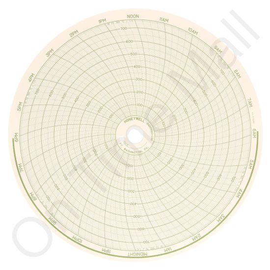 Honeywell 24001660-030 Circular Charts