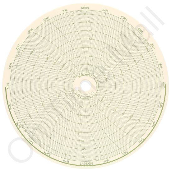 Honeywell 24001660-180 Circular Charts