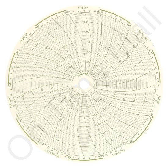 Honeywell 24001661-050 Circular Charts