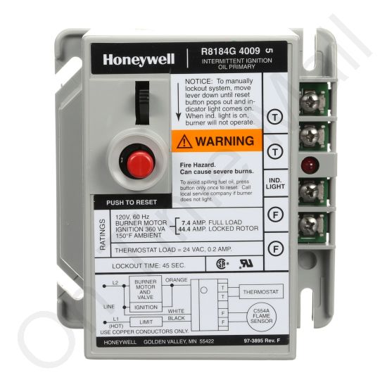 Honeywell R8184G4009 Oil Burner Control