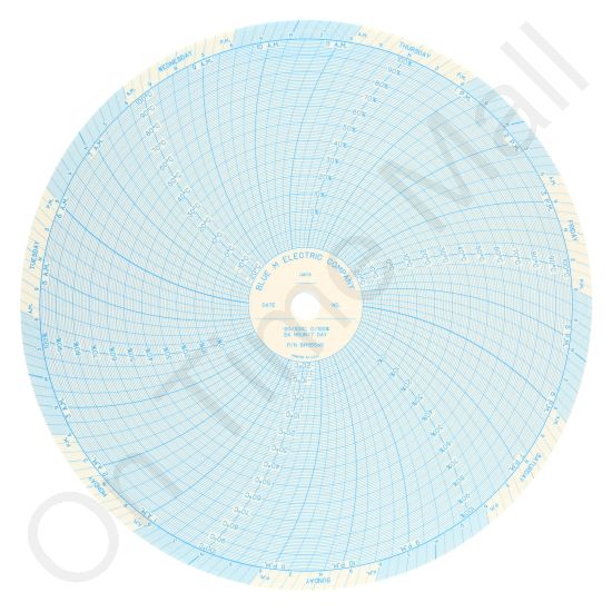 Blue M BM115545 Circular Charts