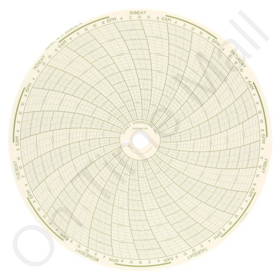 Honeywell 24001661-191 Circular Charts